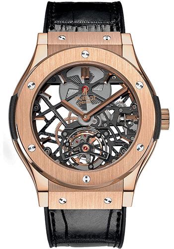 hublot classic fusion 45mm skeleton tourbillon titanium|Hublot classic fusion original.